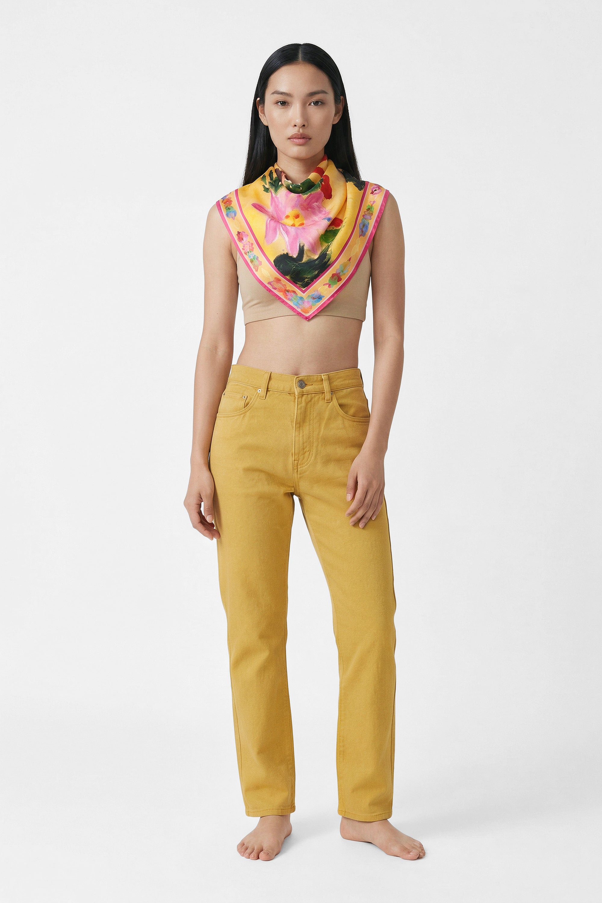 Bunte Blumen Square 70